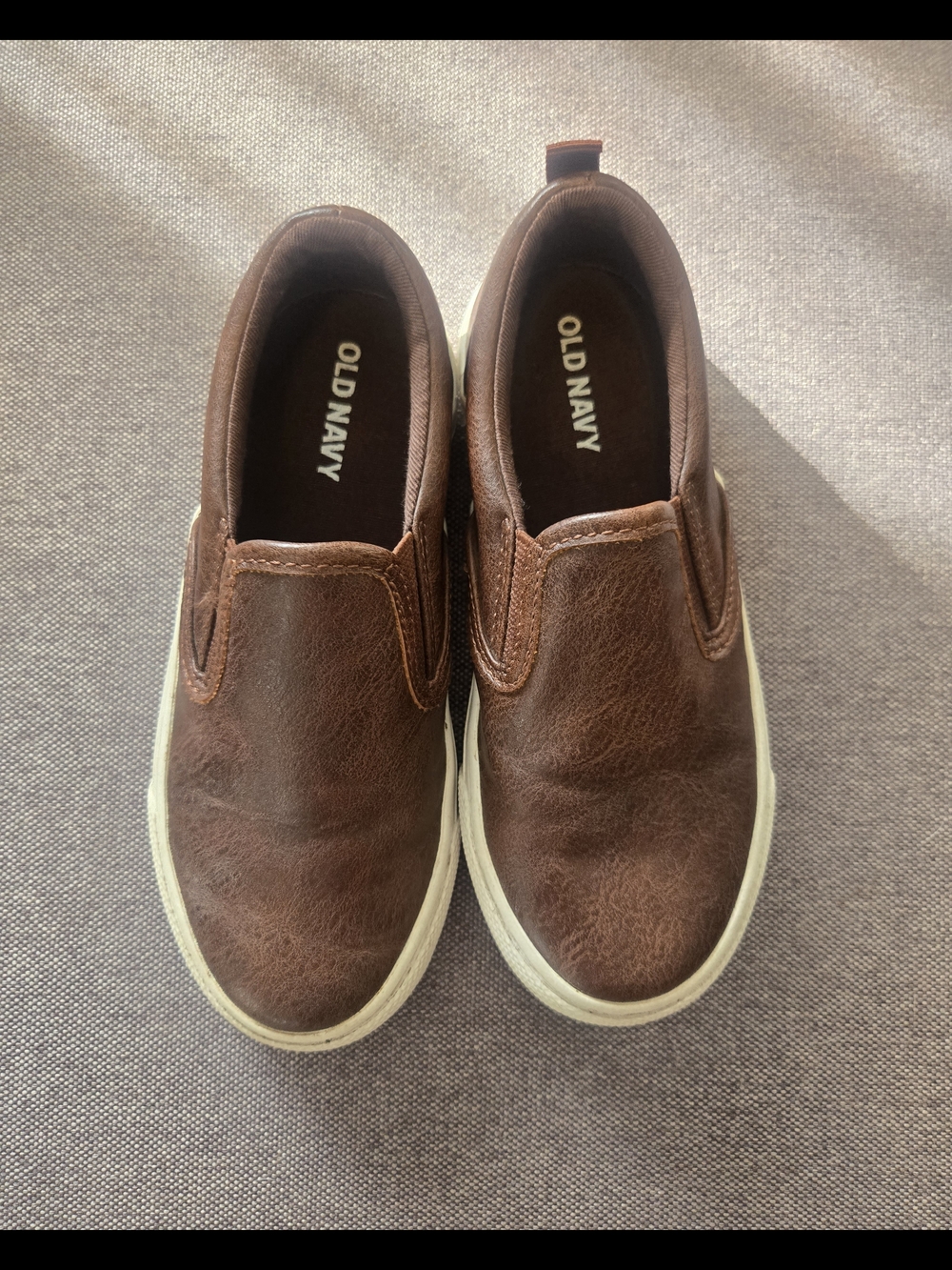 Old Navy Boys' Brown Slip-On Casual Shoes